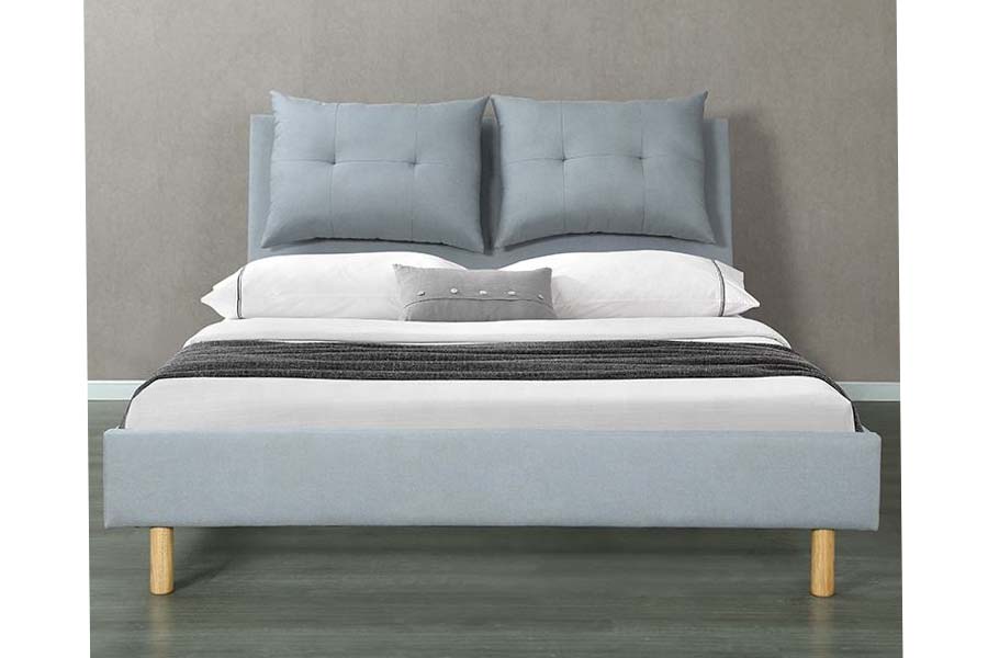 1503 إطار وسادة سرير منجد بتصميم عصري على طراز MDF