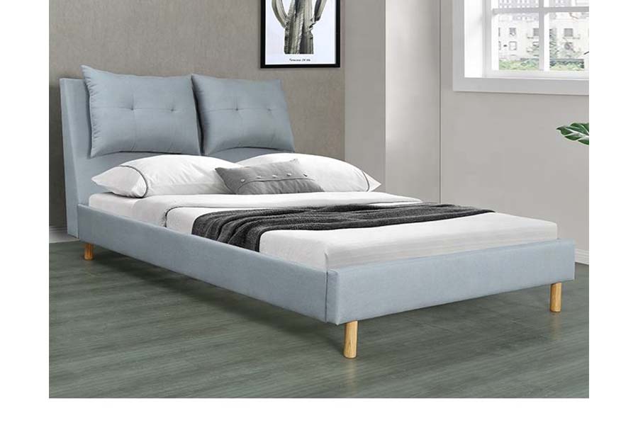 1503 إطار وسادة سرير منجد بتصميم عصري على طراز MDF