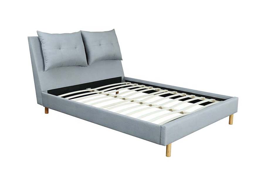 1503 إطار وسادة سرير منجد بتصميم عصري على طراز MDF